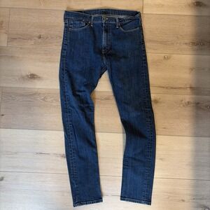 LEVI'S 510 SKINNY FIT ~ STRETCH DARK WASH DENIM BLUE JEANS MEN SIZE 36